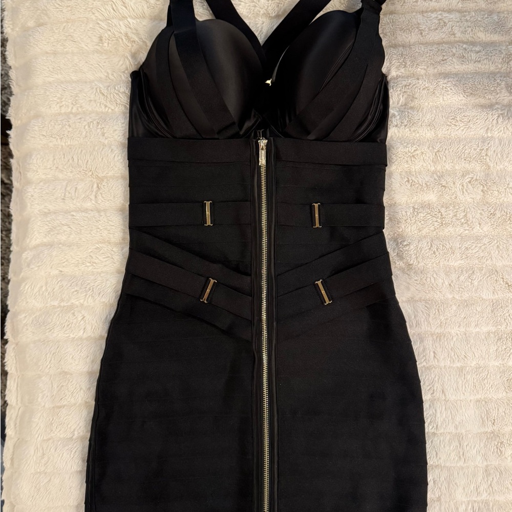 Honey Birdette Blair Black Dress Shapewear size 12F/G 34F/G NWOT